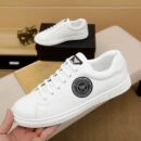 Amiri Men's Eagle Logo Low-Top Sneakers in White