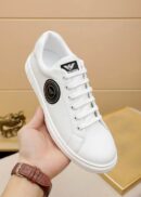 Amiri Men's Eagle Logo Low-Top Sneakers in White