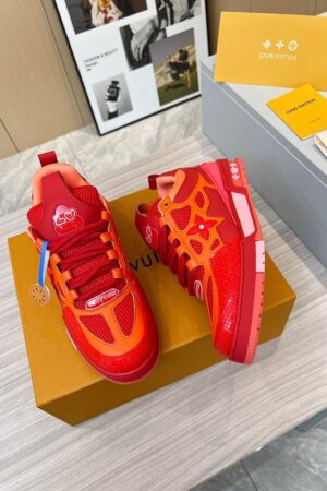 Louis Vuitton LV Skate Sneaker - Fiery Red Orange