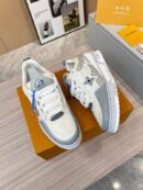 Louis Vuitton LV Skate Sneaker - White & Grey Mesh