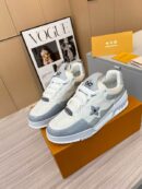 Louis Vuitton LV Skate Sneaker - White & Grey Mesh