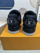 Louis Vuitton LV Trainer Sneakers - Black Leather & Mesh