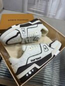 Louis Vuitton LV Trainer Sneakers - Cream Monogram Leather