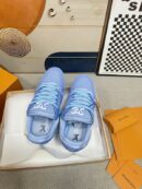 Louis Vuitton LV Trainer Sneakers - Monochromatic Blue Leather