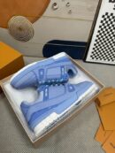 Louis Vuitton LV Trainer Sneakers - Monochromatic Blue Leather