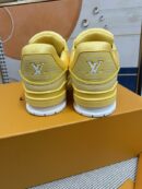 Louis Vuitton LV Trainer Sneakers - Saffron Yellow Leather
