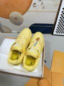 Louis Vuitton LV Trainer Sneakers - Saffron Yellow Leather