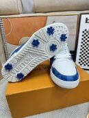 Louis Vuitton LV Trainer Sneakers - White Blue Damier