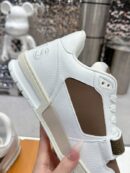 Louis Vuitton LV Trainer Sneakers - White Brown Monogram Strap