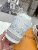 Louis Vuitton LV Trainer Sneakers - White Brown Monogram Strap