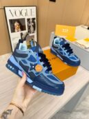 Louis Vuitton Unisex Royal Blue Skate Shoes