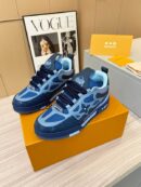 Louis Vuitton Unisex Royal Blue Skate Shoes