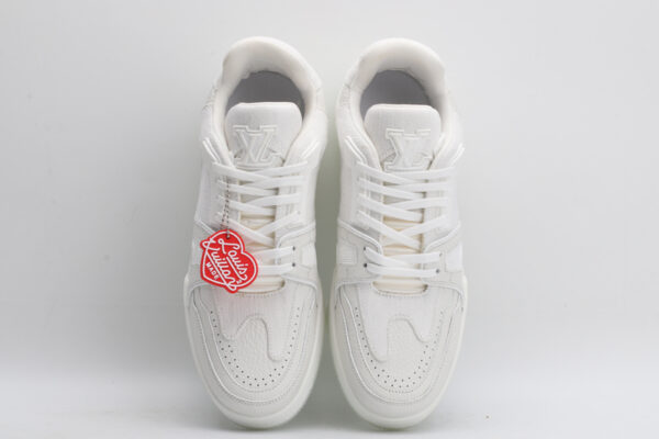 PureEssence All-White Luxury Sneakers - Image 5