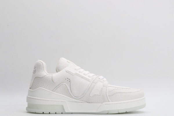 PureEssence All-White Luxury Sneakers - Image 3