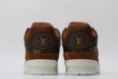 Classic Monogrammed Brown Low-Top Sneakers