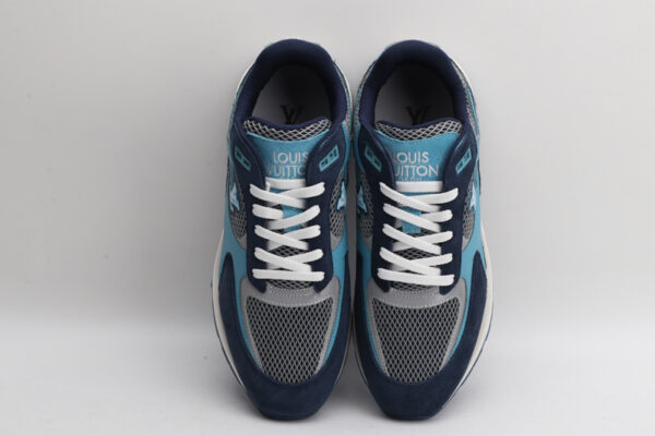 Dynamic Blue & Grey Athletic Sneaker - Image 4