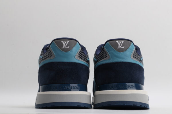 Dynamic Blue & Grey Athletic Sneaker - Image 5
