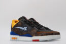 Dynamic Multi-Tone Monogram Low-Top Sneakers
