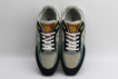 Earth-Tone Multi-Panel Athletic Sneakers