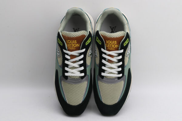 Earth-Tone Multi-Panel Athletic Sneakers - Image 3