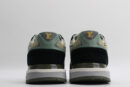 Earth-Tone Multi-Panel Athletic Sneakers