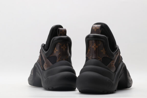 Futuristic Translucent Blue Low-Top Sneakers - Image 4