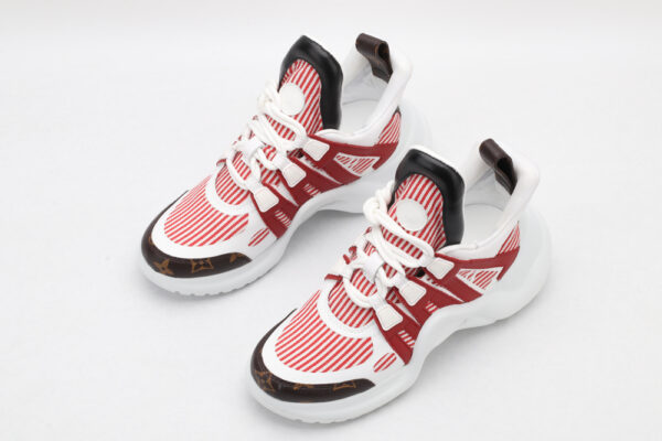 Iridescent & Aqua Chunky Athletic Sneakers - Image 4