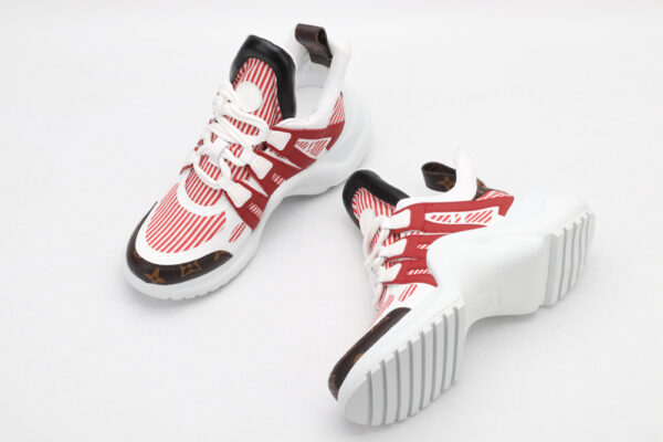 Iridescent & Aqua Chunky Athletic Sneakers - Image 6