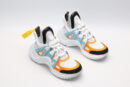 louis vuitton White, Blue, and Orange Archlight Sneakers