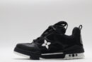 Louis Vuitton LV Trainer 'Black White Monogram'.