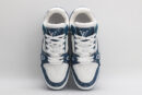 Louis Vuitton LV Trainer Low-Top Sneakers - Blue Denim and White