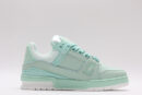 Louis Vuitton LV Trainer Low-Top Sneakers - Mint Green
