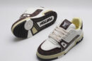 Louis Vuitton LV Trainer Low-Top Sneakers - White and Brown Monogram