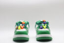 Louis Vuitton LV Trainer Low-Top Sneakers - White and Green with Orange/Purple Accents