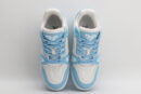 Louis Vuitton LV Trainer Low-Top Sneakers - White and Light Blue