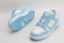 Louis Vuitton LV Trainer Low-Top Sneakers - White and Light Blue