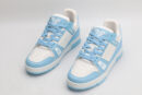 Louis Vuitton LV Trainer Low-Top Sneakers - White and Light Blue