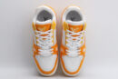 Louis Vuitton LV Trainer Low-Top Sneakers - White and Orange Monogram Canvas