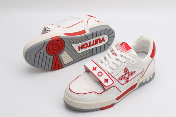 CrimsonFlash White & Red Sneakers - Image 5