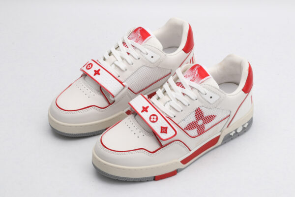 CrimsonFlash White & Red Sneakers - Image 2