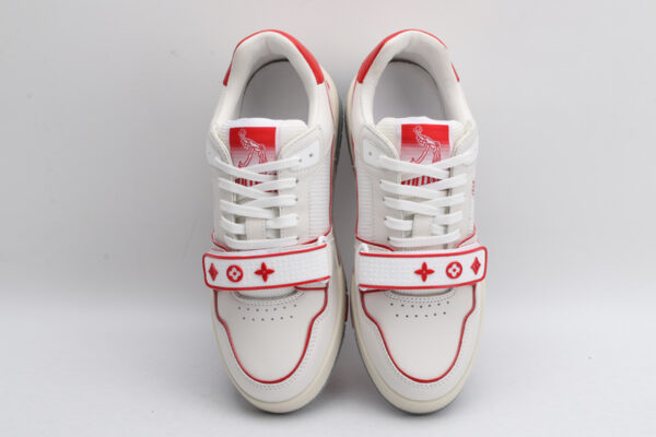 CrimsonFlash White & Red Sneakers - Image 4