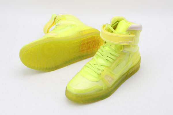 LuminousHi Neon Yellow High-Top Sneaker - Image 6