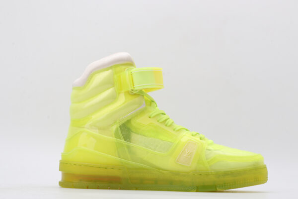 LuminousHi Neon Yellow High-Top Sneaker - Image 5