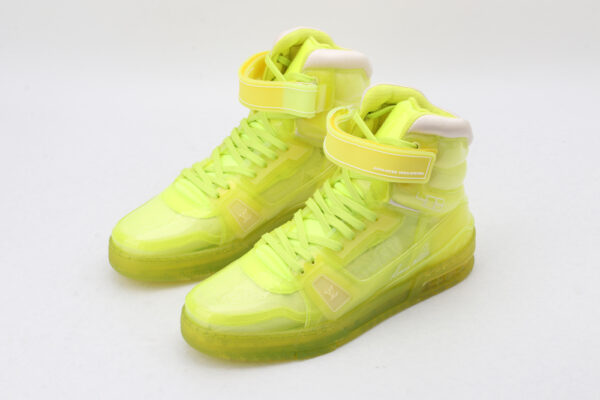 LuminousHi Neon Yellow High-Top Sneaker - Image 3