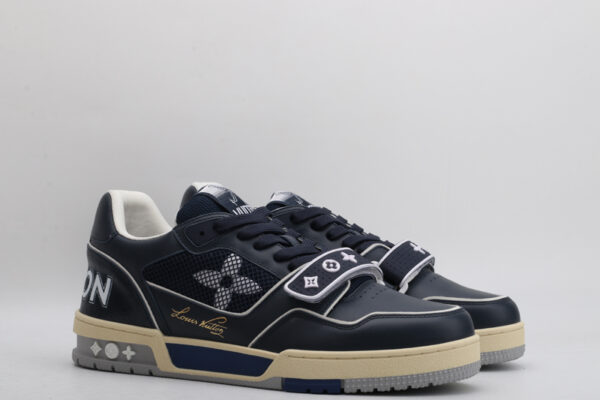 OceanDepth Navy & White Urban Sneakers - Image 3