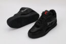 Stealth Black & Red Accent Low-Top Sneakers