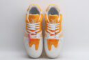 SunburstStride Orange & White Fashion Sneakers