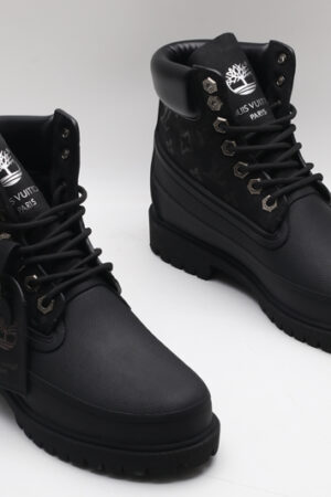 Timberland x Louis Vuitton Collaborative Waterproof Boots - Black