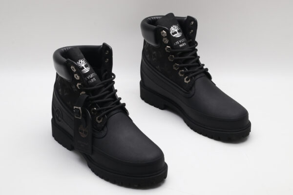Timberland x Louis Vuitton Collaborative Waterproof Boots - Black