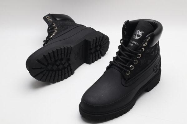 Timberland x Louis Vuitton Collaborative Waterproof Boots - Black - Image 3